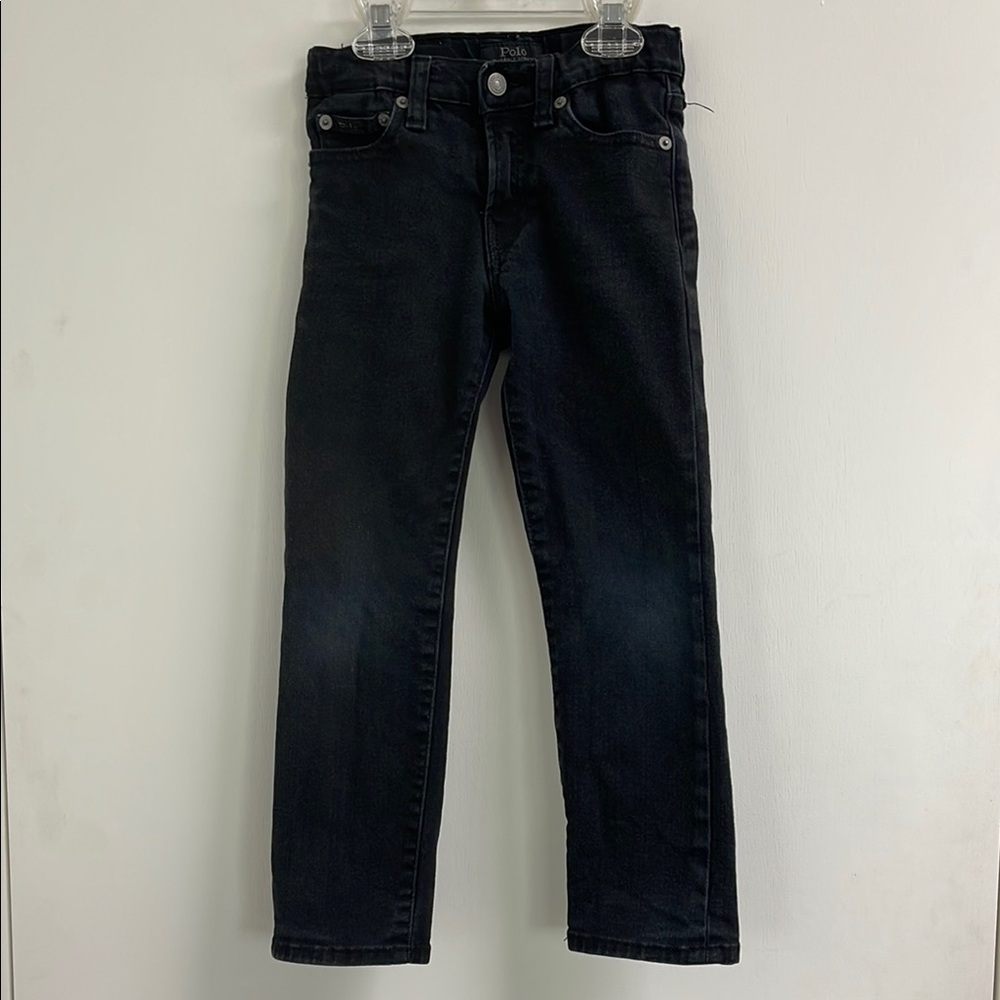 Polo by Ralph Lauren Kids Black Hampton Straight Jeans (Boys Size 5)
